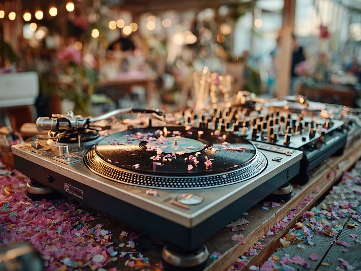 Birthday DJ in action
