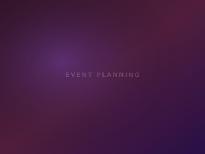 For Event Planners